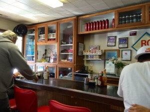 The Red Hut Cafe - counter | Cooking-Outdoors.com | Traveling 4 Food | Gary House