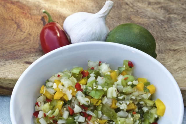 Tomatillo salsa | Cooking-Outdoors.com | Gary House