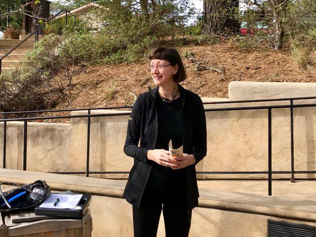 Tracy our incredible Carmel Food Tour guide | NevertoOldtoTravel.com | Gary House