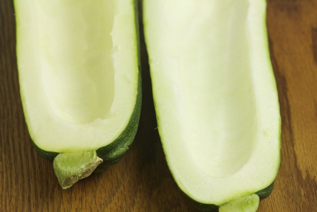 Zucchini with seeds removed | Cooking-Outdoors.com | Gary House